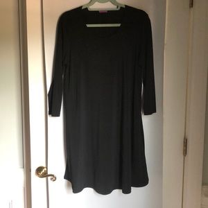 Long sleeve Black Tunic Dress